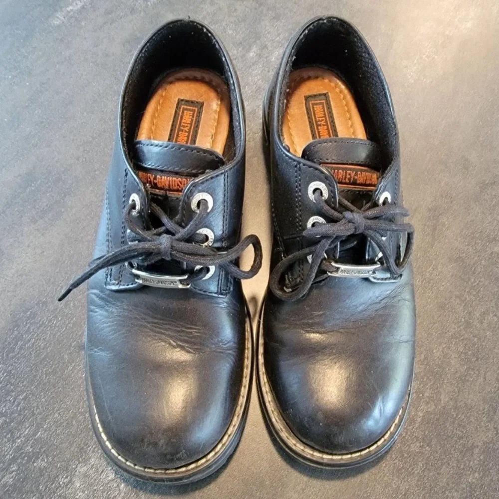 Vintage Harley-Davidson Oxford Loafers